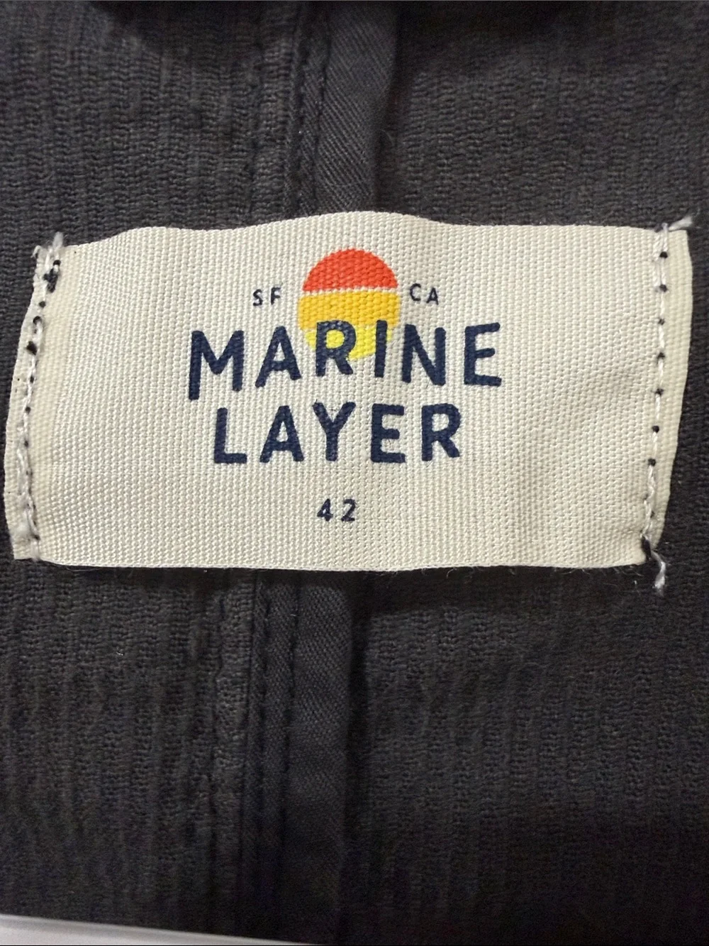 EUC Marine Layer Dark Gray Corduroy Sport Coat - Single-Button